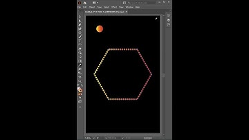 geometric shape in Illustrator using transform effects | YouTube shorts | Short
