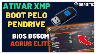Como Ativar XMP e Configurar Boot pelo Pendrive na BIOS B550M AORUS ELITE 💻⚡