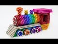 DIY-磁気ボールから虹色の汽車の作る方法(満足＆リラックス) ASMR