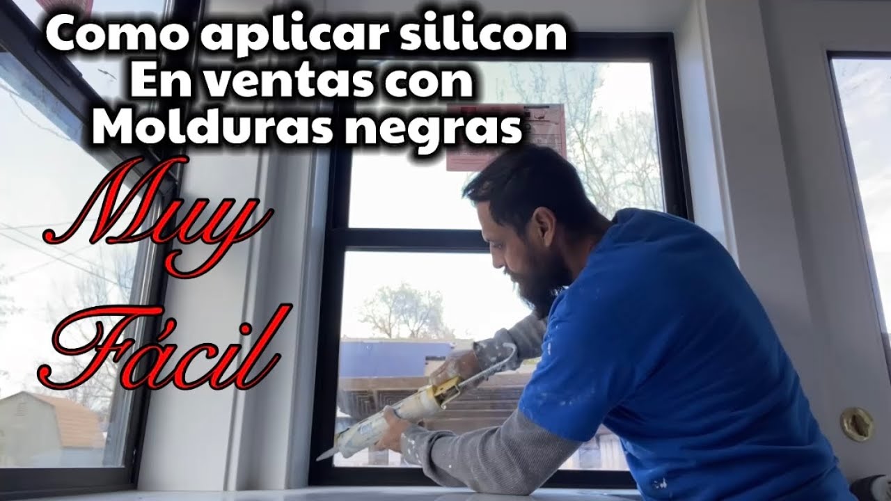 Como Poner Silicon coulk En Ventanas Con Molduras Negras YouTube como-poner-silicon-coulk-en-ventanas-con-molduras-negras-youtube