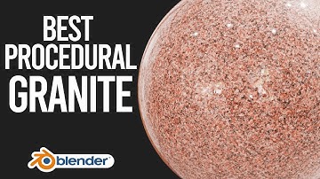 How to make the Best Procedural Granite material with the NEW Blender 4.0+ Voronoi!