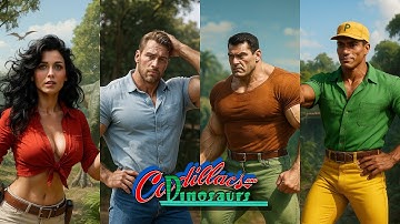 Cadillacs and Dinosaurs: All Characters Reimagined in Real Life with AI