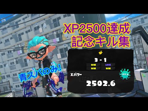 XP2500を達成した男×一騎当千【スプラ3キル集】