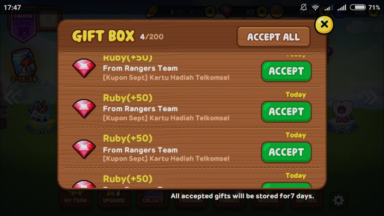 Line Rangers Kupon 200 ruby - YouTube