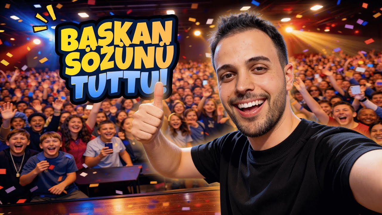 OKUL BAŞKANI SEÇİLDİ VE BENİ OKULA GETİRDİ!