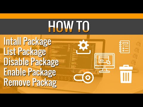 How to install, List, Disable, Enable and Remove packages from sublime Text [#07]