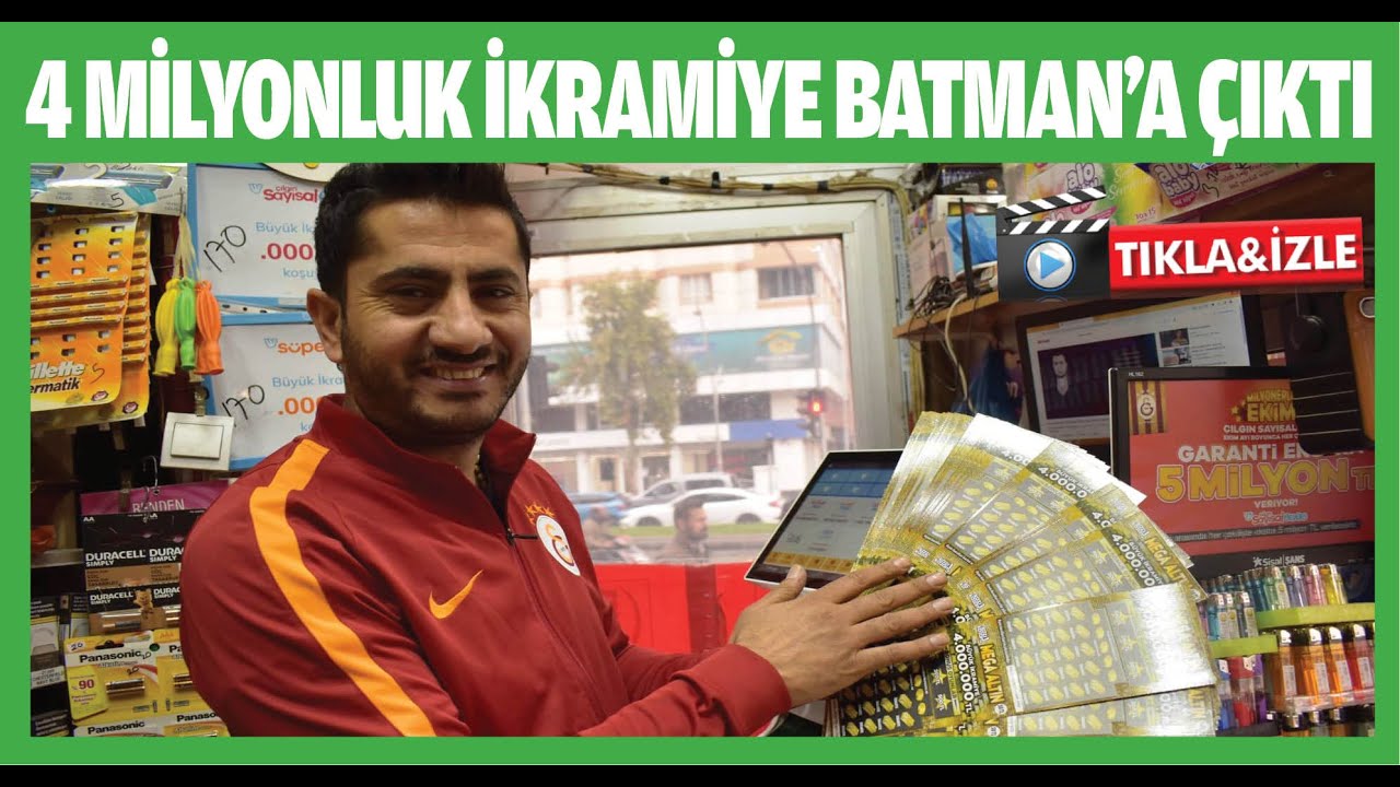 4 milyonluk ikramiye Batman&rsquo;a &ccedil;ıktı