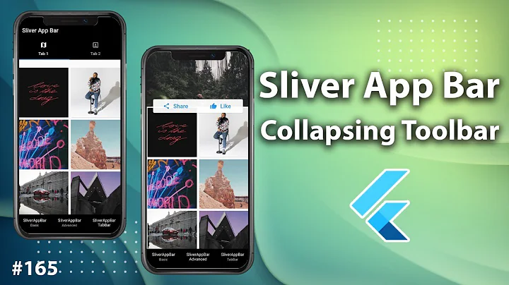 Flutter Tutorial - Sliver App Bar & Collapsing Toolbar [2021]