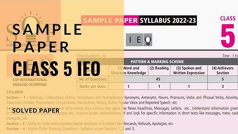 class 5 IEO sample paper 2023/IEO class 5 sample paper 2023/class 5 English Olympiad 2023