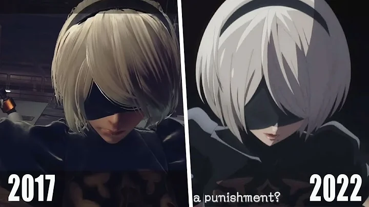 Nier Automata anime comparison | 2017 vs 2022