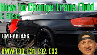 How to Change the Transmission Fluid and Filter BMW E90, E91, E92, E93