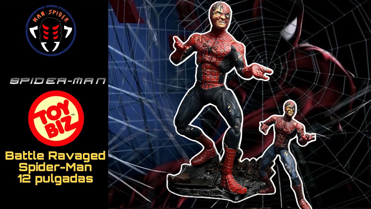 Battle ravaged spider man Clearance