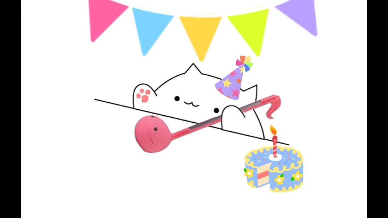 bongo cat tocando "happy birthday" en otamatone YouTube