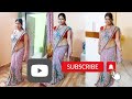 Rupoboti bodhur  georgette baby pink saree te shoot