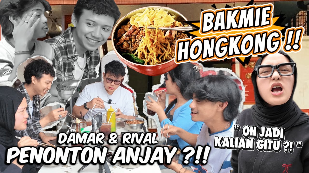 REVIEW BAKMIE HONGKONG ASLI ?!! - KITA KULIK DUO MAGANG DAMAR DAN RIVAL DISINI !!