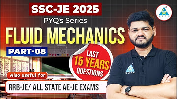 SSC JE 2025 PYQ Series: Master Fluid Mechanics Part-08! | #SSCJE2025 #FluidMechanics