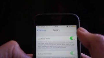 How to enable Low Power Mode in iOS9