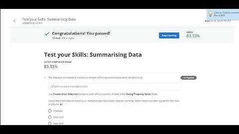 Coursera |Excel Skills for Business Intermediate I 4 quiz answers