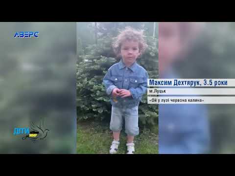 ТРК Аверс: «Ой у лузі червона калина» Максим Дехтярук, 3 роки, м.Луцьк