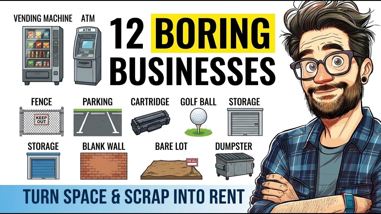 12 Boring Businesses That Turn Spare Space and Scrap Into Cash