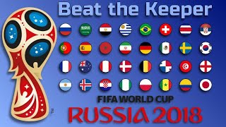 World Cup Russia 2018  Beat The Keeper | Marble Race