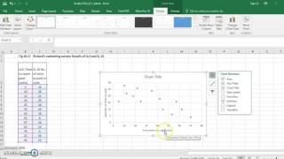 Scatter Plots in Excel - Ex 1