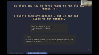 How trustworthy is Rspec? How I Fell into an RSpec Pitfall - Chenxu Zhao