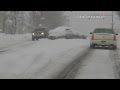 Rochester, NY Stranded Cars In Winter Storm - 2/16/2016