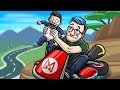 I CANT SEE, IM LAUGHING TOO HARD!! - Mario Kart 8 Deluxe Gameplay Funny Moments