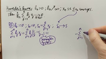 FTiP/17. Kronecker lemma