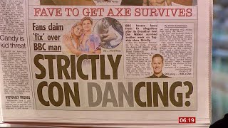 Strictly Con Dancing accusations & Dan Walker on the TV dance show (UK) - BBC News - 29th Nov. 2021