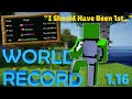 Dream's Fastest Speedrun On Minecraft 1.16... (Almost World Record)