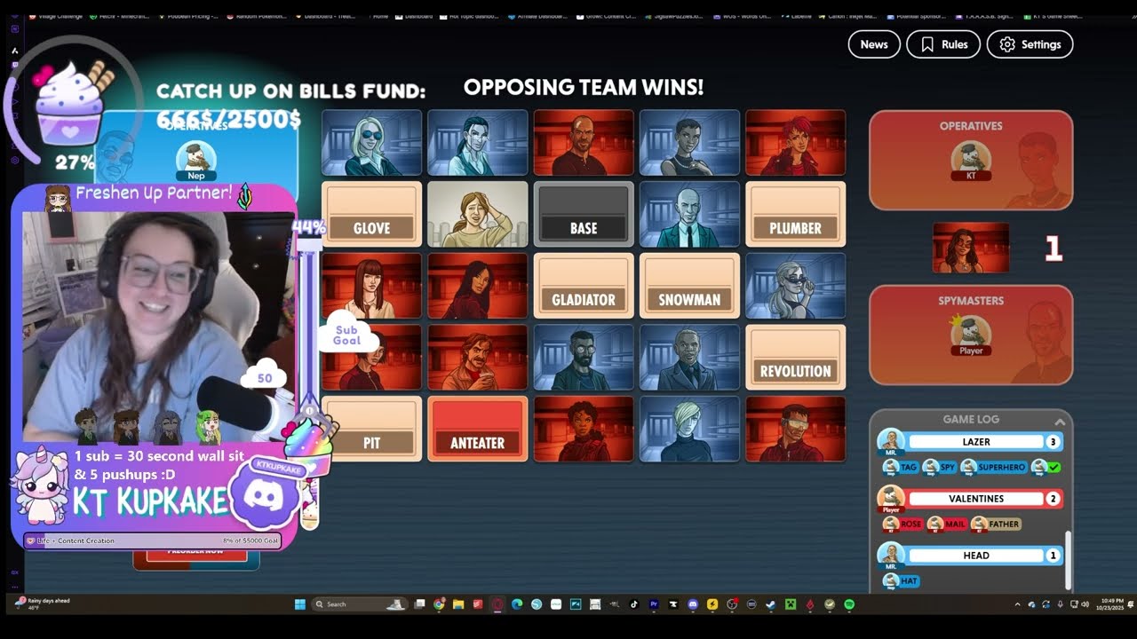 Nep finds the assassin card, almost INSTANTLY! | Game Night with Friends | Codenames