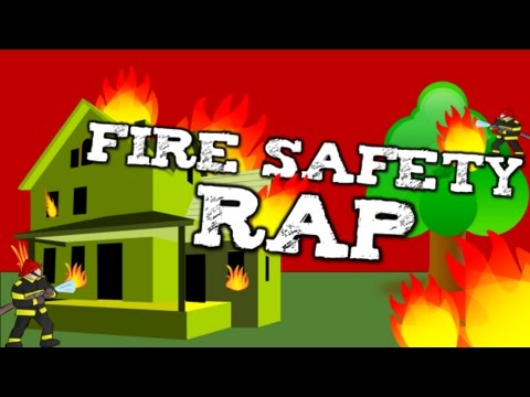 FIRE SAFETY RAP!  (song for kids about fire safety, calling 911, etc...)