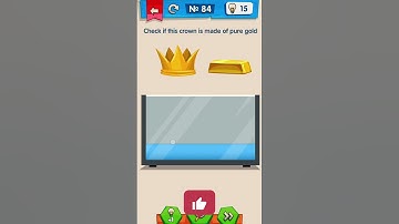 IQ Boost Level 84 – Check crown is made of pure gold #iqboost #mobilegame #games #shorts #puzzlegame