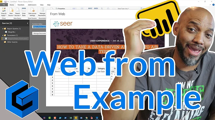 Use Power BI Web From Example over multiple URLs