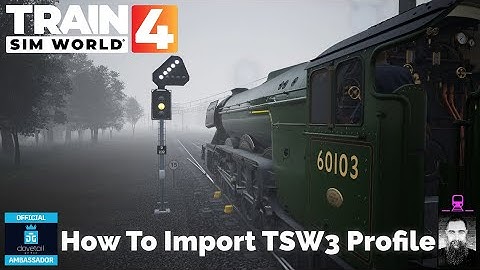 TSW4 How To Import Your TSW3 Profile