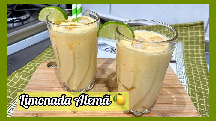 COMO FAZER LIMONADA ALEMÃ
