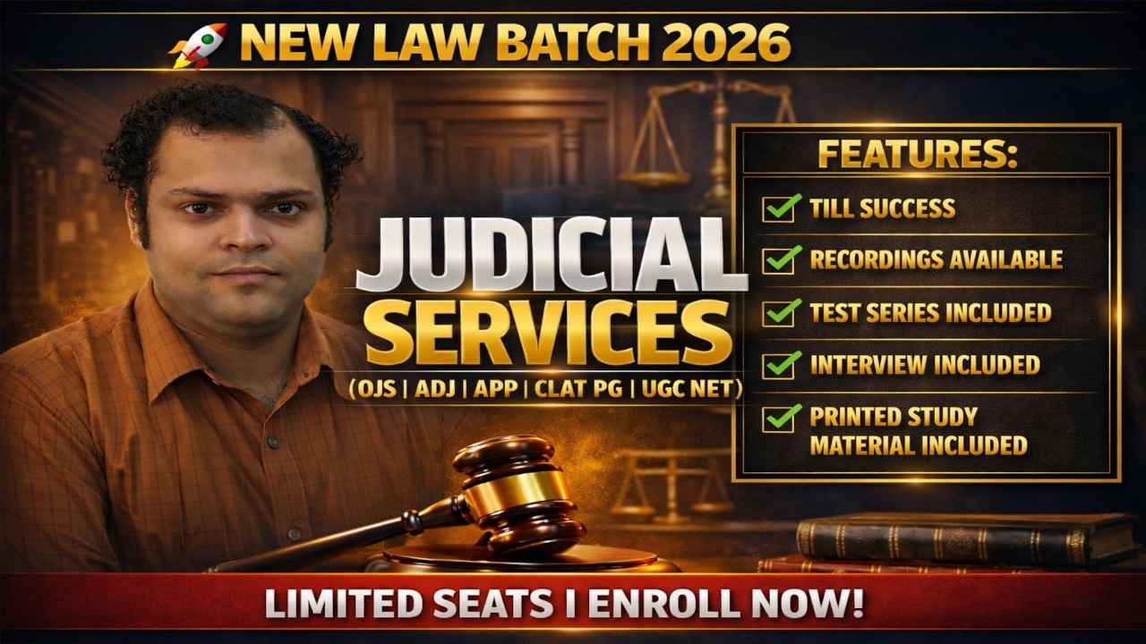 The Ultimate 1-Year Law Master Plan | Crack OJS, APP, CLAT PG, UGC NET & Bank Law Officer Together