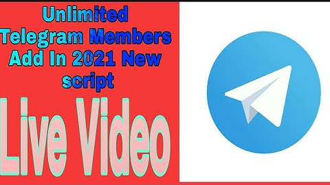 Telegram Group Me Unlimited Members Kaise Baday I Live members adding Video