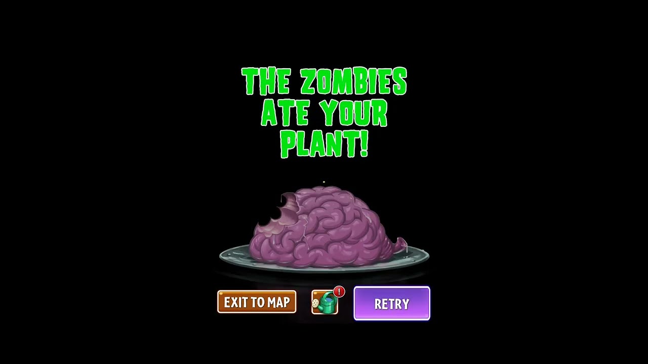 Zombies ate my plants three time in game. Finally I won zombies. Amazing game. 