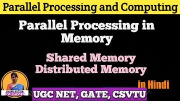 Parallel Processing in Memory | Shared Memory | Distributed Memory| PPC Lect 8 | Shanu Kuttan |Hindi