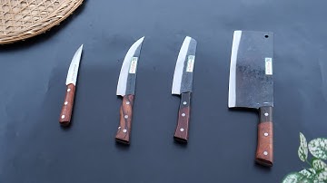 Dao bếp chặt thái lọc cán ốp DAOVIP-HTX DAO PHÚC SEN