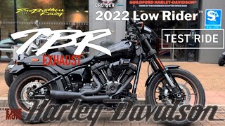 Harley Davidson Lowrider S 2022 with TBR Exhaust | Test Ride First Impressions