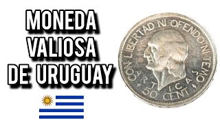 MONEDA VALIOSA DE URUGUAY 🇺🇾 #monedas #uruguay #numismática