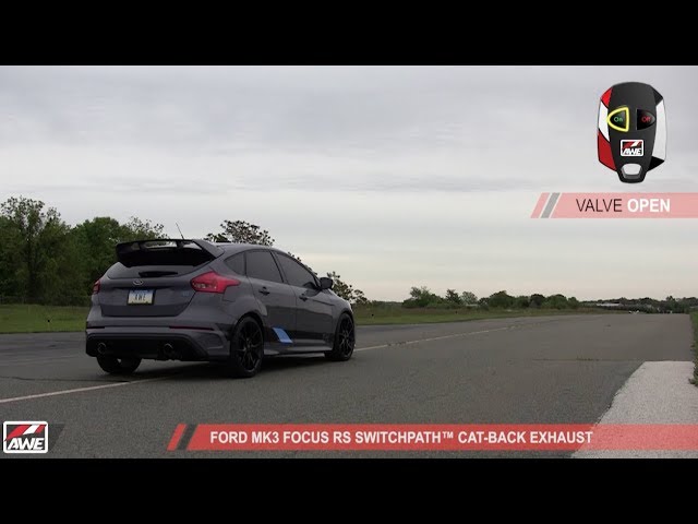 AWE Ford Mk3 Focus RS SwitchPath™ Cat-back Exhaust 