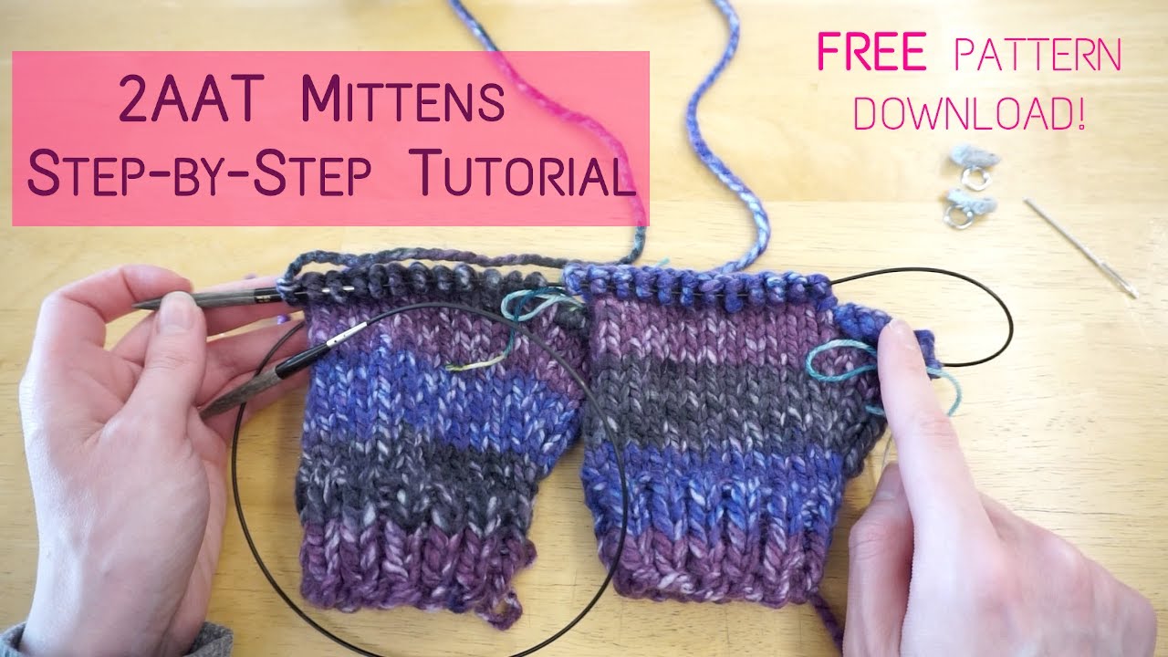 Варежки 2AAT | Пошаговое руководство | Knitting House Square