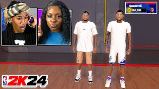 Playing COMP STAGE W/ My GIRLFRIEND Until We LOSE In NBA 2k24