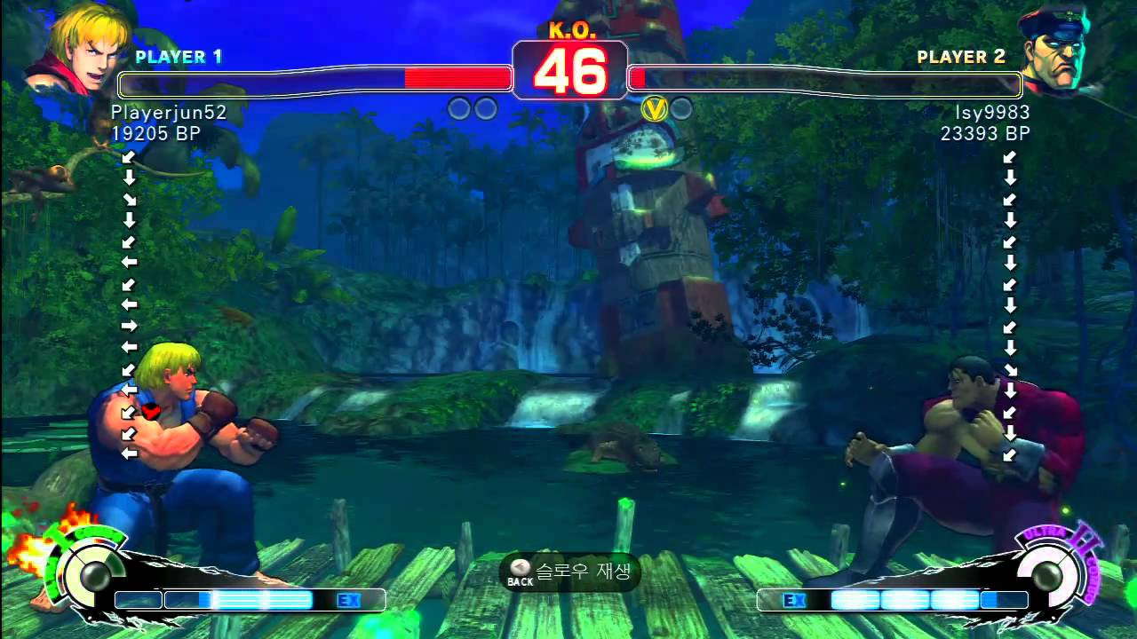 SSF4 Rank Match  Playerjun52 (KE)  vs  lsy9983 (DI)