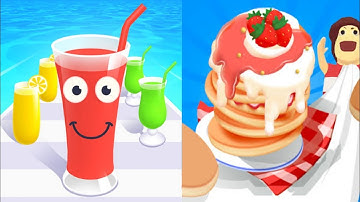Juice Run vs Pancake Run - All Levels SpeedRun Android iOS Gameplay